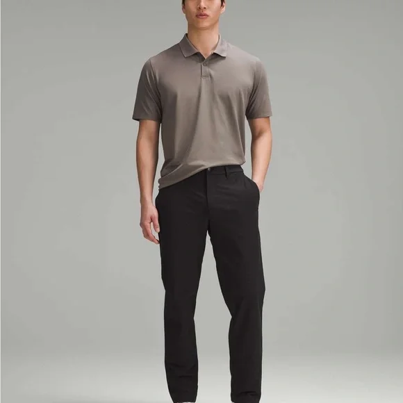 MEN’S Lululemon abc classic-fit trouser 34x32" stretch cotton mens black - Picture 2 of 8